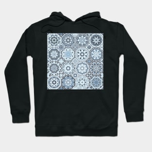 Octagonal Oriental and ethnic motifs in patterns. Hoodie